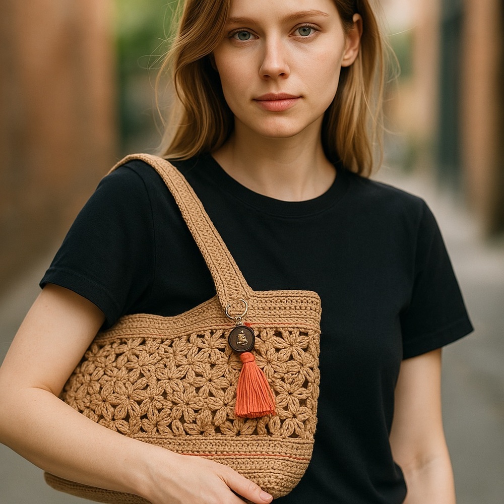 Retro The sak crochet bag Boho Western Country Girl Preloved